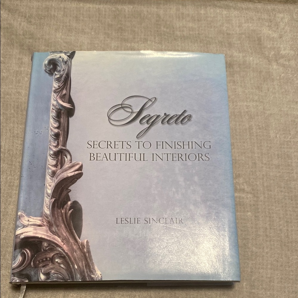 Elegant Interior Design Book with Autograph